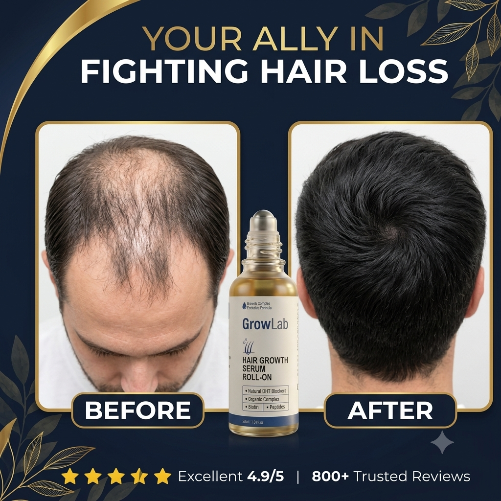 GrowLab Hair Growth Roll on Serum